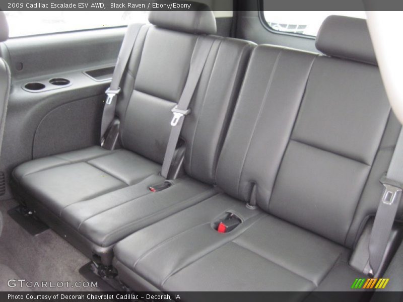 Black Raven / Ebony/Ebony 2009 Cadillac Escalade ESV AWD