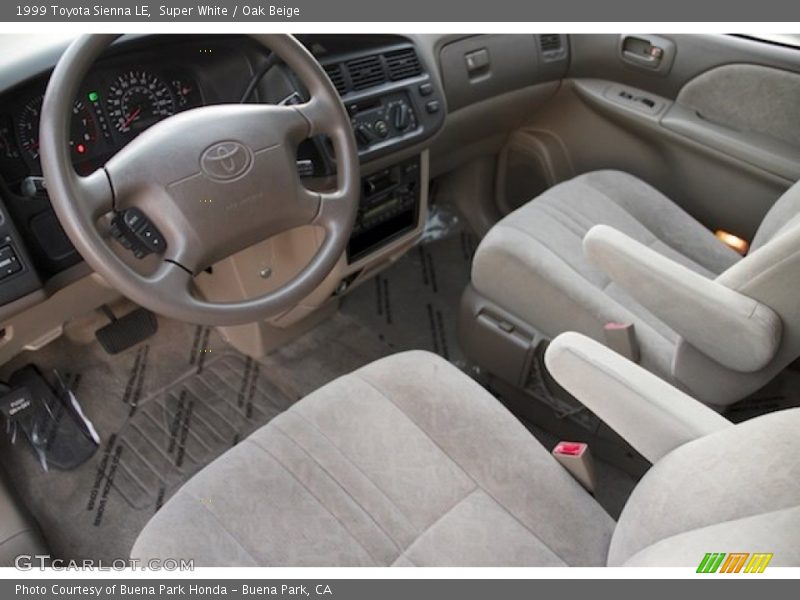  1999 Sienna LE Oak Beige Interior