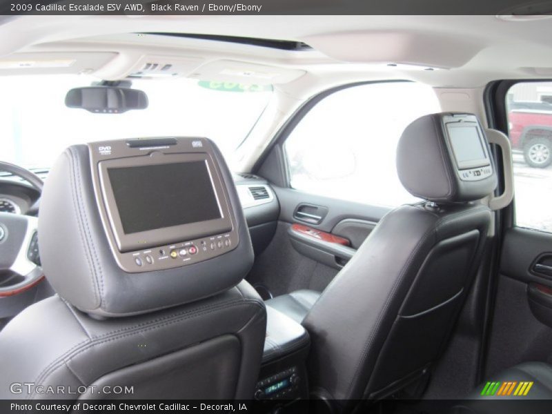 Black Raven / Ebony/Ebony 2009 Cadillac Escalade ESV AWD