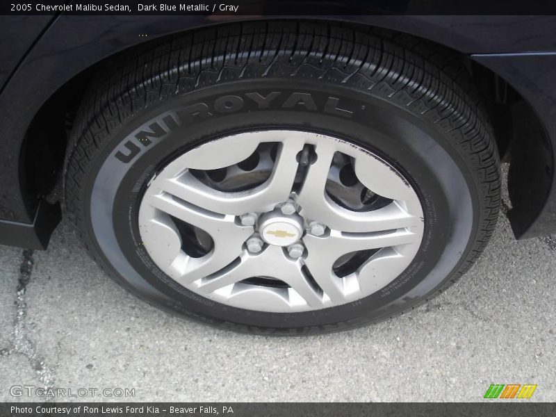 Dark Blue Metallic / Gray 2005 Chevrolet Malibu Sedan