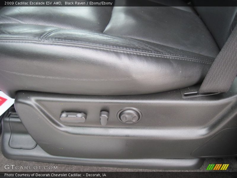 Black Raven / Ebony/Ebony 2009 Cadillac Escalade ESV AWD