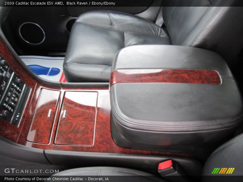 Black Raven / Ebony/Ebony 2009 Cadillac Escalade ESV AWD
