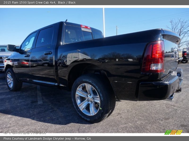 Black / Black 2015 Ram 1500 Sport Crew Cab 4x4