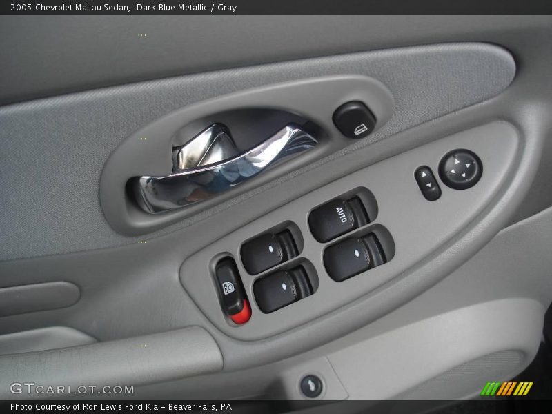 Dark Blue Metallic / Gray 2005 Chevrolet Malibu Sedan