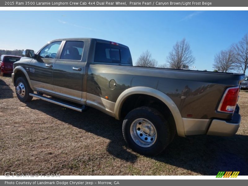  2015 3500 Laramie Longhorn Crew Cab 4x4 Dual Rear Wheel Prairie Pearl