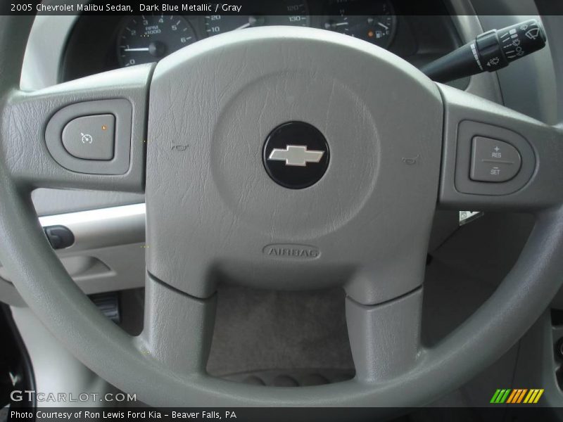 Dark Blue Metallic / Gray 2005 Chevrolet Malibu Sedan