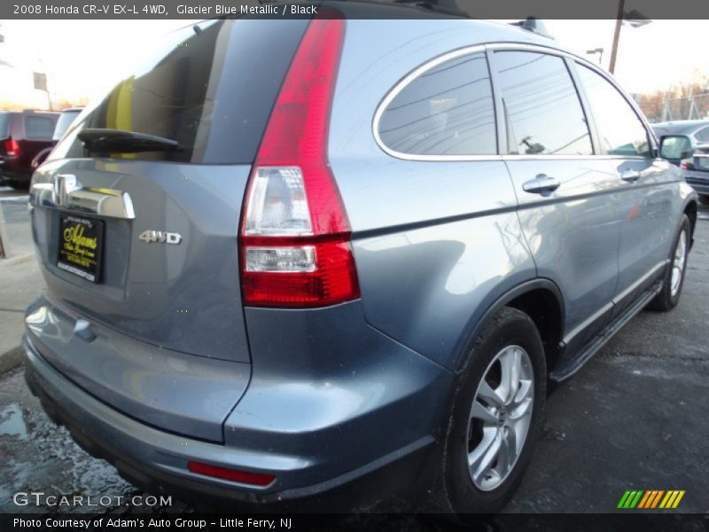 Glacier Blue Metallic / Black 2008 Honda CR-V EX-L 4WD