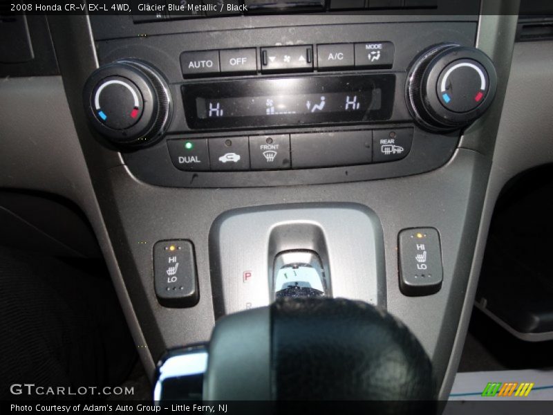 Glacier Blue Metallic / Black 2008 Honda CR-V EX-L 4WD