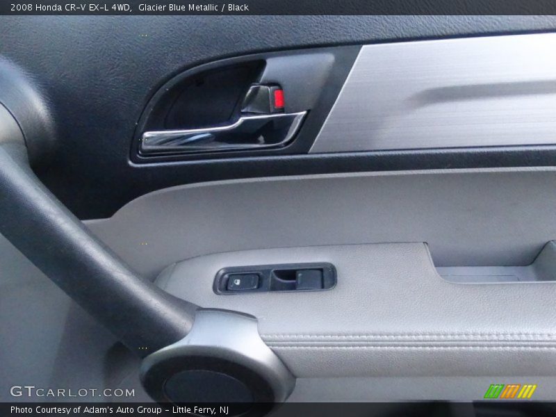 Glacier Blue Metallic / Black 2008 Honda CR-V EX-L 4WD