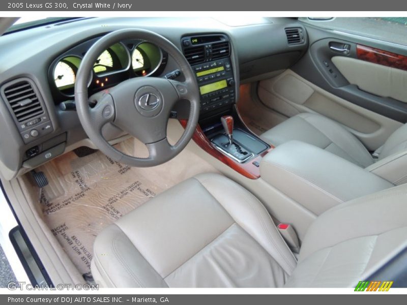 Crystal White / Ivory 2005 Lexus GS 300