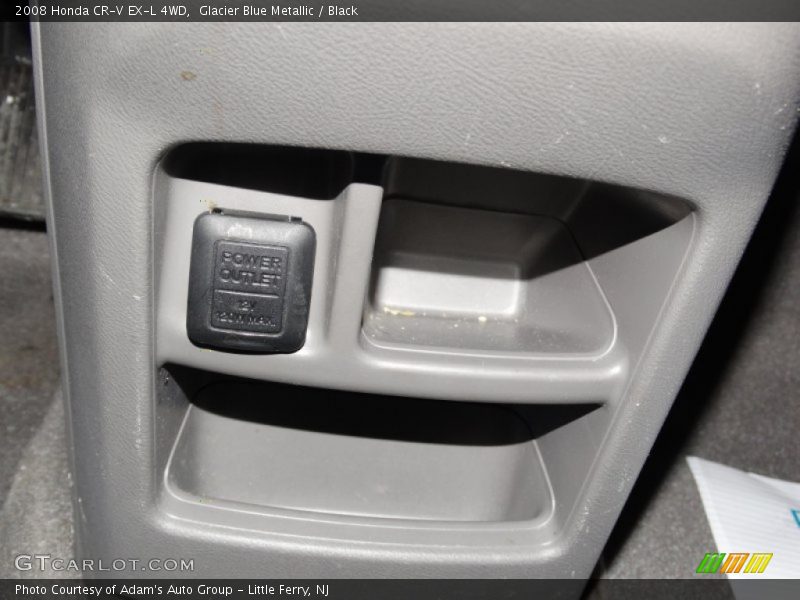 Glacier Blue Metallic / Black 2008 Honda CR-V EX-L 4WD
