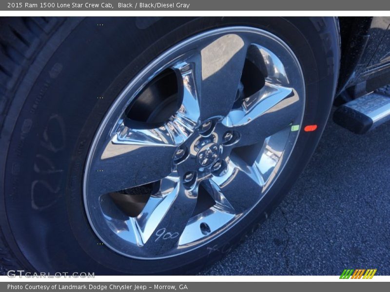 Black / Black/Diesel Gray 2015 Ram 1500 Lone Star Crew Cab
