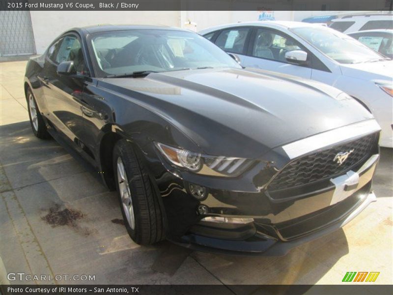 Black / Ebony 2015 Ford Mustang V6 Coupe