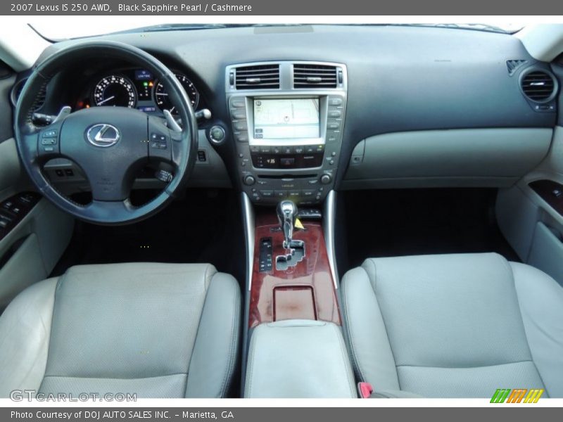 Black Sapphire Pearl / Cashmere 2007 Lexus IS 250 AWD