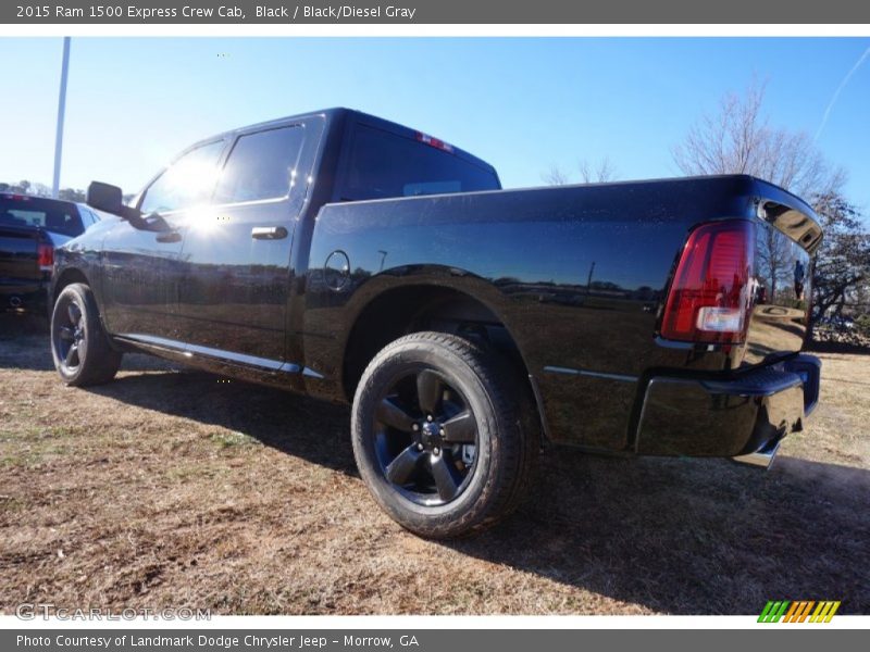 Black / Black/Diesel Gray 2015 Ram 1500 Express Crew Cab