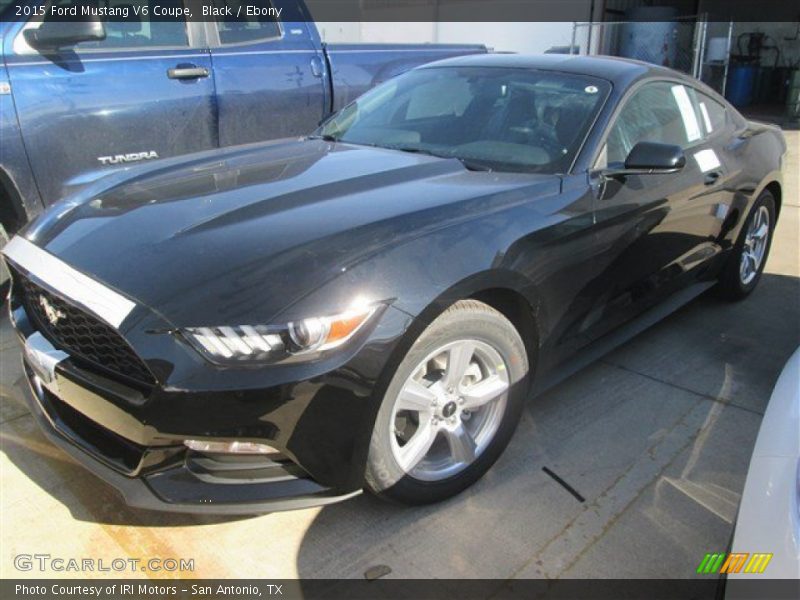 Black / Ebony 2015 Ford Mustang V6 Coupe