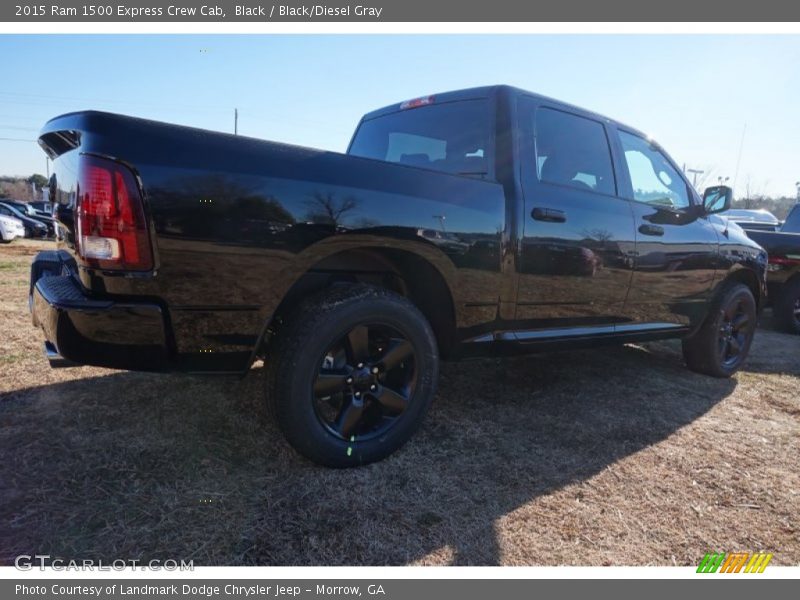 Black / Black/Diesel Gray 2015 Ram 1500 Express Crew Cab
