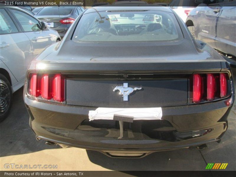 Black / Ebony 2015 Ford Mustang V6 Coupe