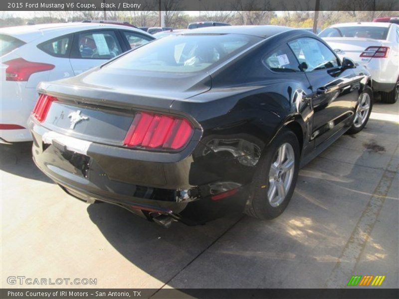 Black / Ebony 2015 Ford Mustang V6 Coupe