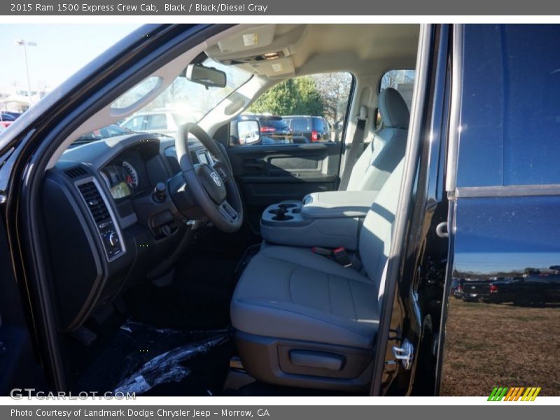 Black / Black/Diesel Gray 2015 Ram 1500 Express Crew Cab