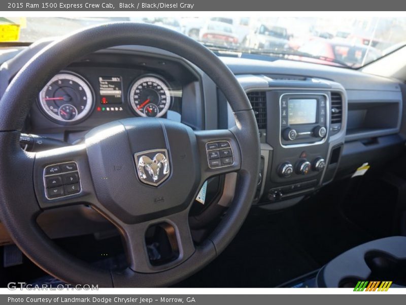 Black / Black/Diesel Gray 2015 Ram 1500 Express Crew Cab