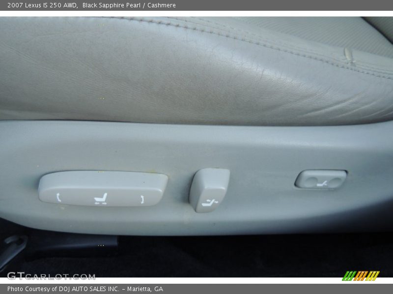 Black Sapphire Pearl / Cashmere 2007 Lexus IS 250 AWD