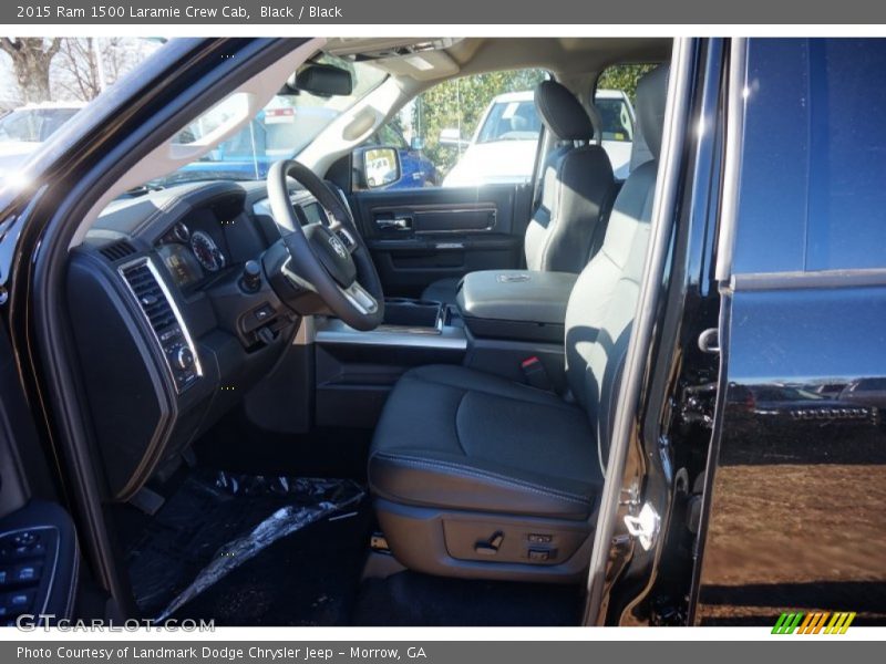 Black / Black 2015 Ram 1500 Laramie Crew Cab