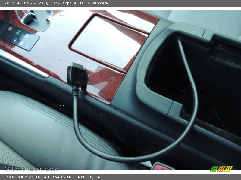 Black Sapphire Pearl / Cashmere 2007 Lexus IS 250 AWD
