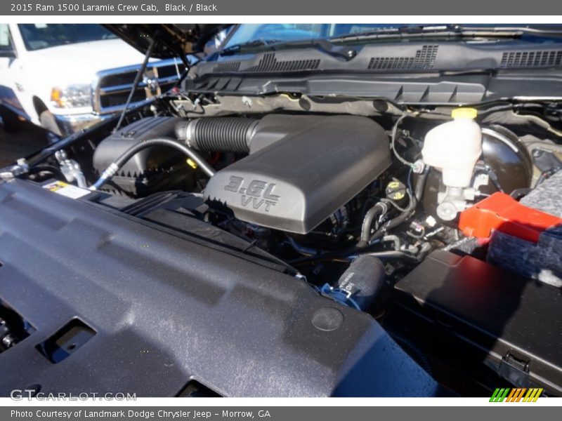 Black / Black 2015 Ram 1500 Laramie Crew Cab