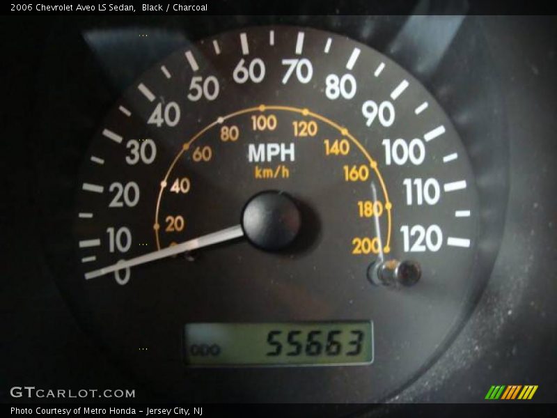 Black / Charcoal 2006 Chevrolet Aveo LS Sedan