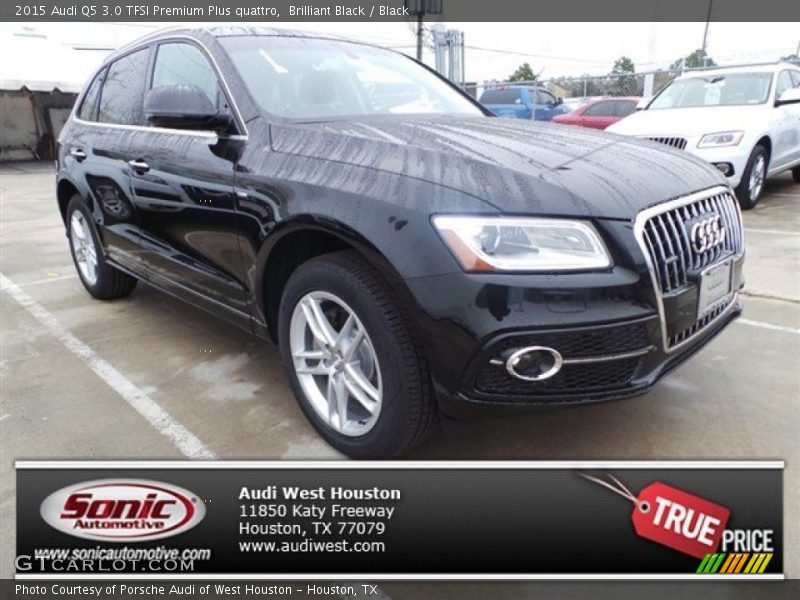 Brilliant Black / Black 2015 Audi Q5 3.0 TFSI Premium Plus quattro
