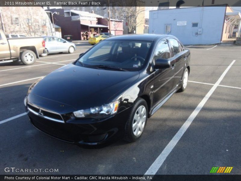 Tarmac Black Pearl / Black 2011 Mitsubishi Lancer ES