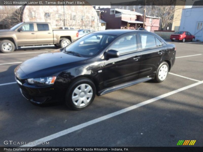 Tarmac Black Pearl / Black 2011 Mitsubishi Lancer ES