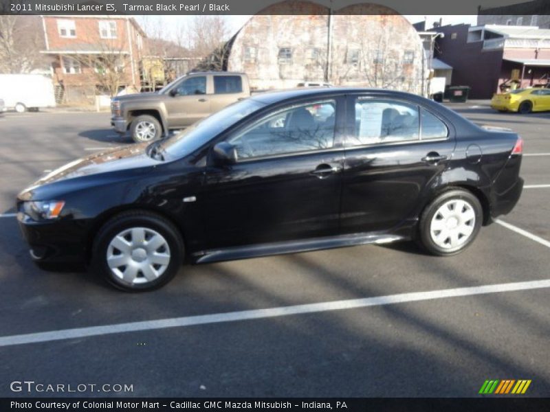 Tarmac Black Pearl / Black 2011 Mitsubishi Lancer ES