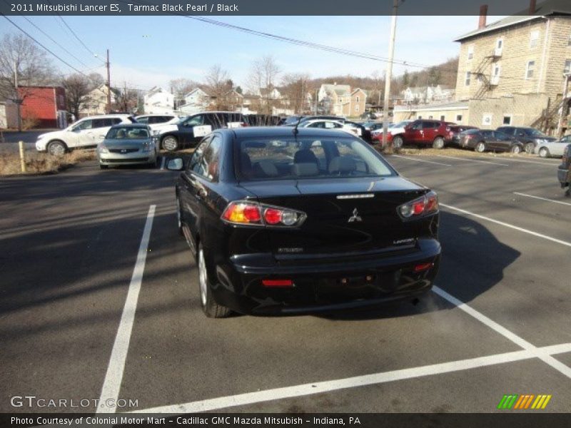 Tarmac Black Pearl / Black 2011 Mitsubishi Lancer ES