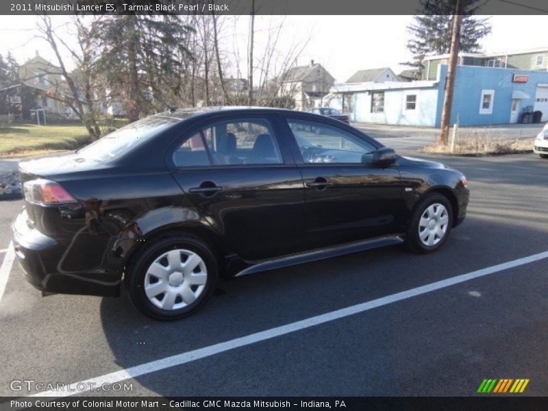 Tarmac Black Pearl / Black 2011 Mitsubishi Lancer ES