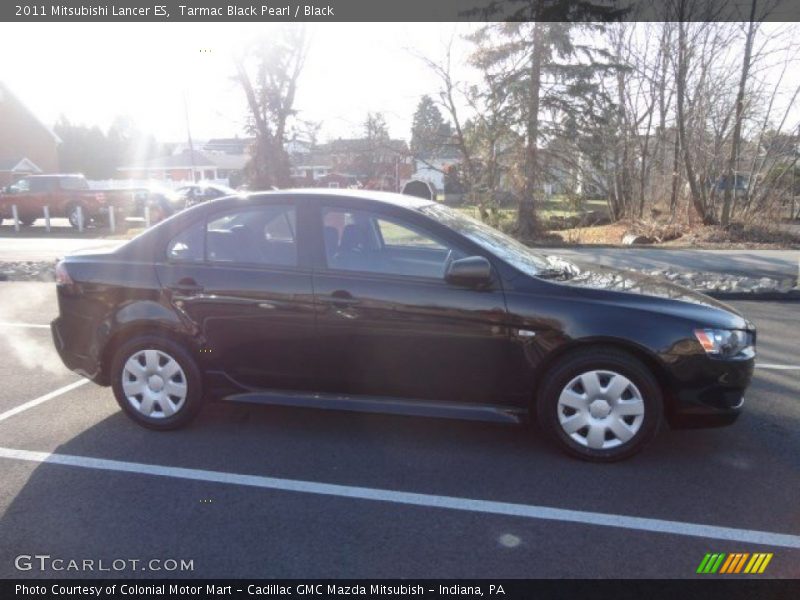 Tarmac Black Pearl / Black 2011 Mitsubishi Lancer ES
