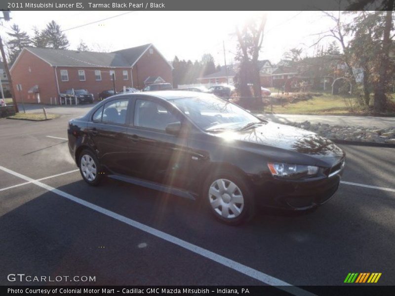 Tarmac Black Pearl / Black 2011 Mitsubishi Lancer ES
