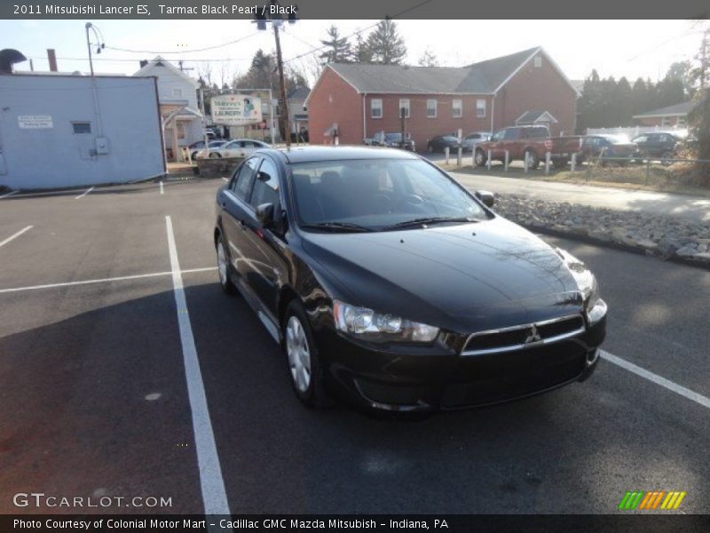 Tarmac Black Pearl / Black 2011 Mitsubishi Lancer ES
