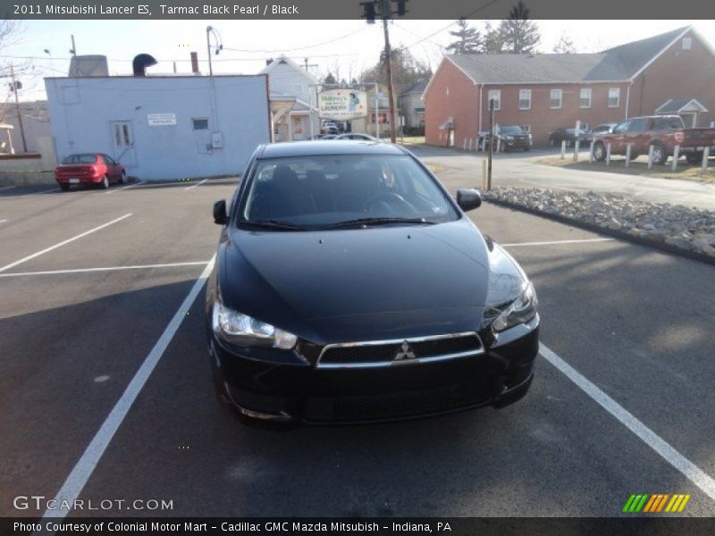 Tarmac Black Pearl / Black 2011 Mitsubishi Lancer ES
