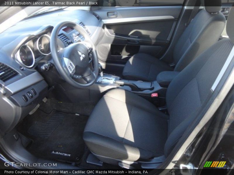 Tarmac Black Pearl / Black 2011 Mitsubishi Lancer ES