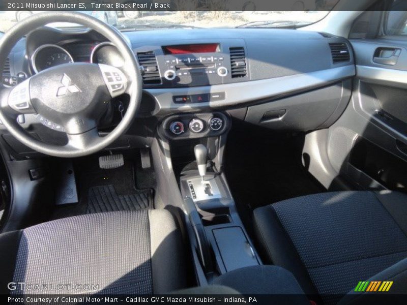 Tarmac Black Pearl / Black 2011 Mitsubishi Lancer ES