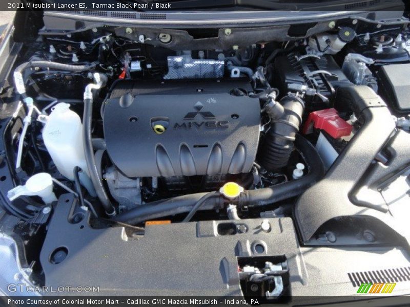 Tarmac Black Pearl / Black 2011 Mitsubishi Lancer ES