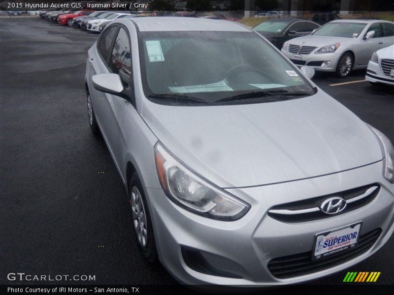 Ironman Silver / Gray 2015 Hyundai Accent GLS