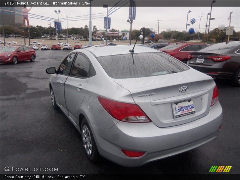 Ironman Silver / Gray 2015 Hyundai Accent GLS