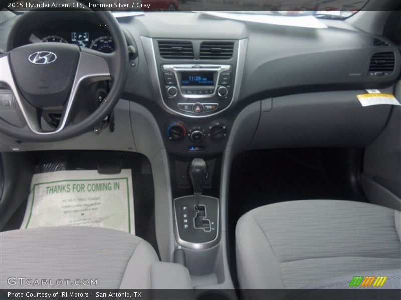 Ironman Silver / Gray 2015 Hyundai Accent GLS