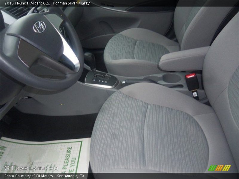 Ironman Silver / Gray 2015 Hyundai Accent GLS