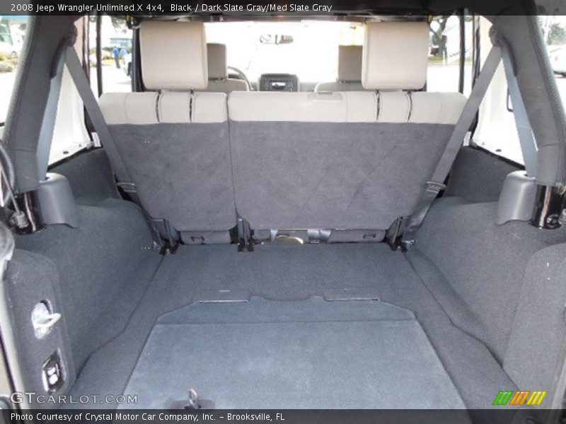 Black / Dark Slate Gray/Med Slate Gray 2008 Jeep Wrangler Unlimited X 4x4