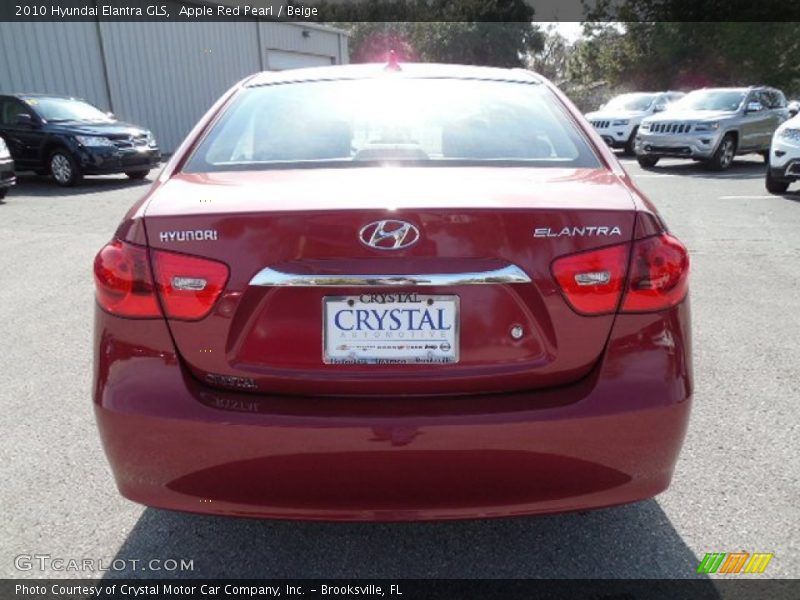 Apple Red Pearl / Beige 2010 Hyundai Elantra GLS