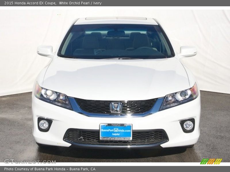 White Orchid Pearl / Ivory 2015 Honda Accord EX Coupe